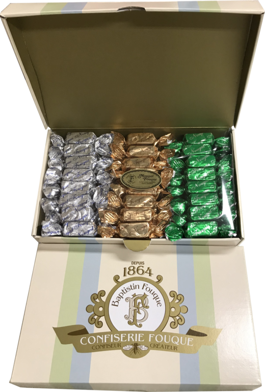 Coffret de petites bouchées de nougat